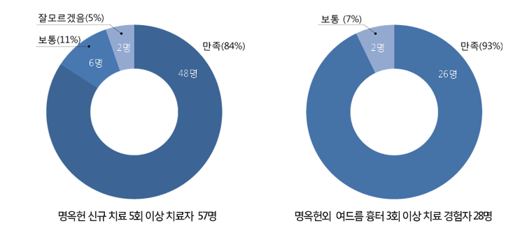 만족도 조사 그래프