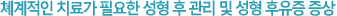 쳬계적인 치료가 필요한 성형 후 관리 및 성형 후유증 증상